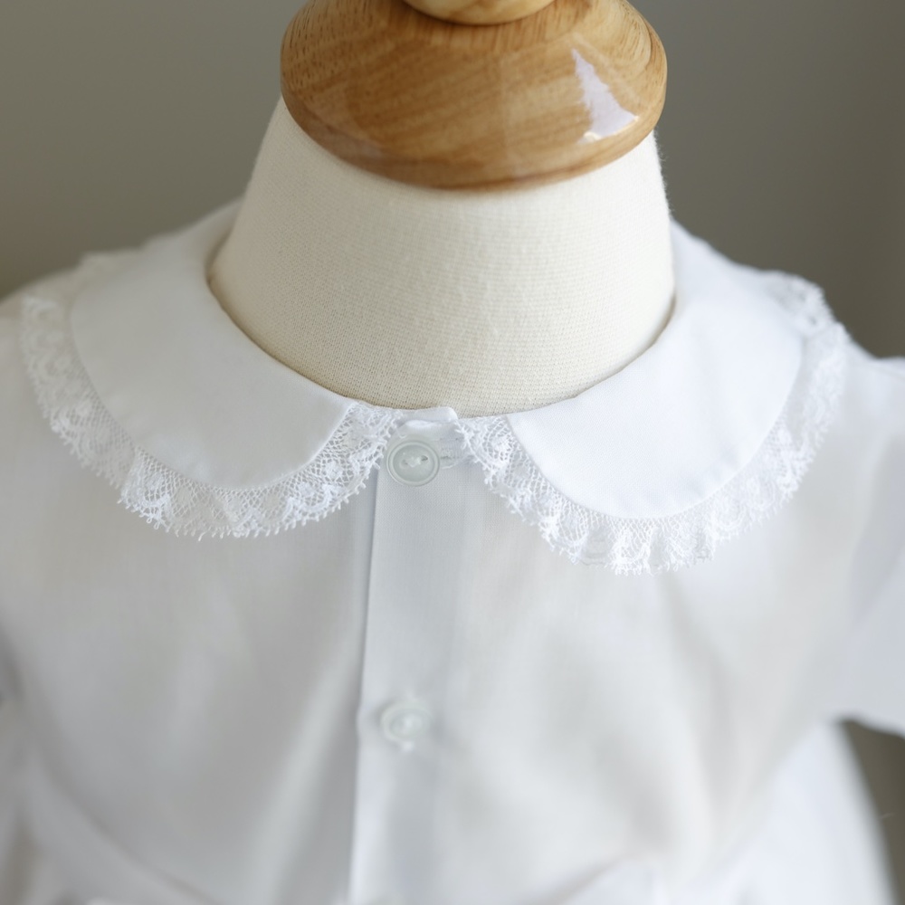 Feltman Brothers White Dress Smocked Flower Girl Perfect New Beautiful!! - Picture 3 of 8